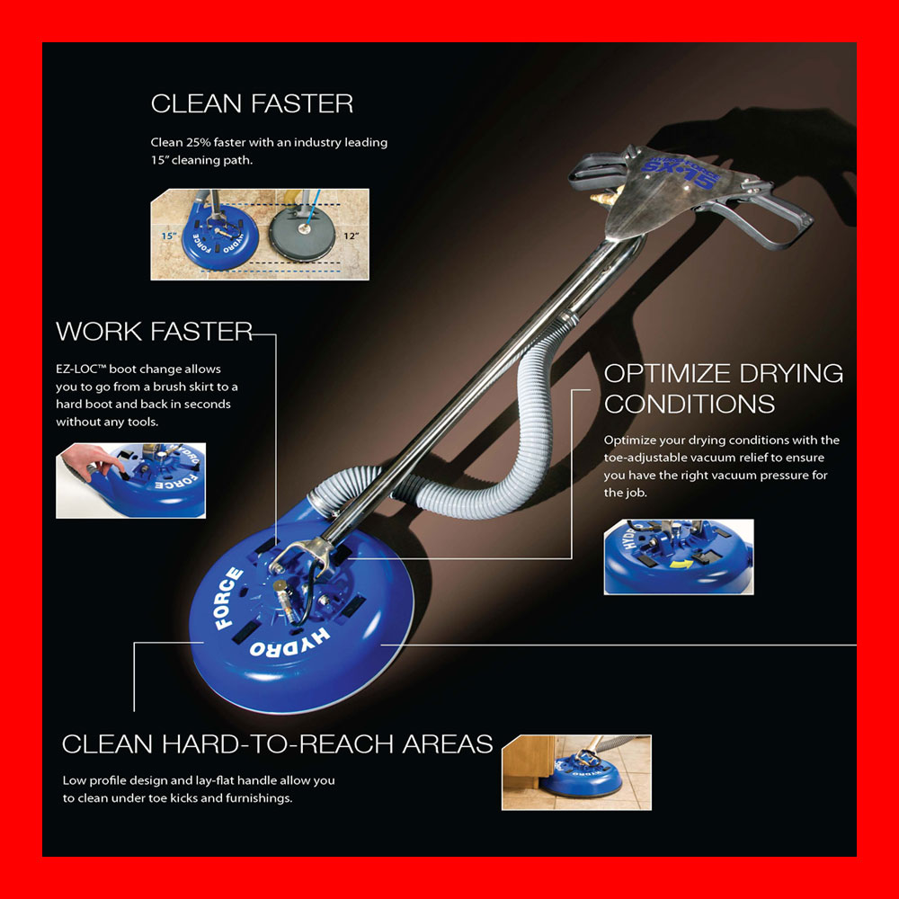 HydroForce™ SX15™ Hard Surface & Tile & Grout Carpet Cleaning Machine